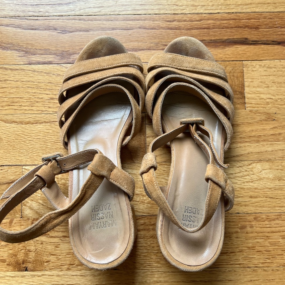 Maryam Nassir Zadeh Palma Sandal Suede
